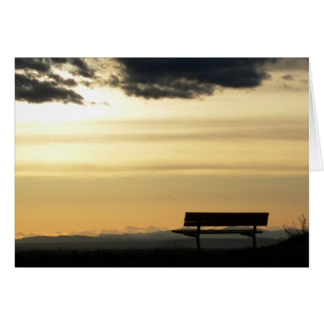 Banc à la carte Sunset (Devant horizontal)
