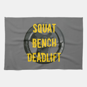 Banc Deadlift de posture accroupie de serviette de