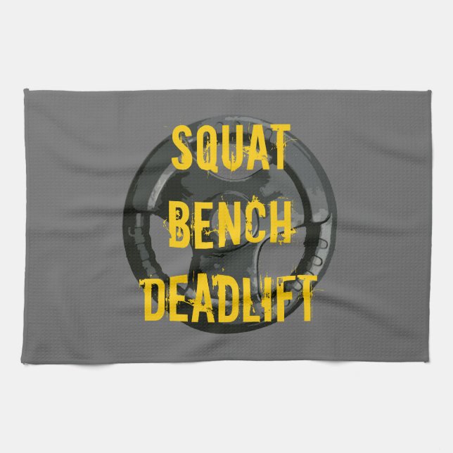 Banc Deadlift de posture accroupie de serviette de (Horizontal)