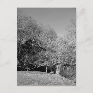 Banc sous trois cartes postales