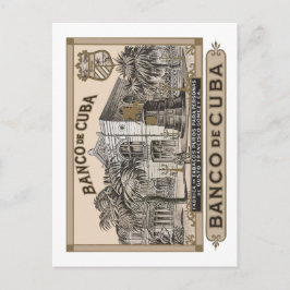 BANCO DE CUBA POSTKARTE