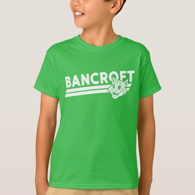 Bancroft Bobcat Profile Bright Green T - Shirt (Vorderseite)