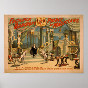 BANCROFT MagierIllusionist VARIETÉ Plakat
