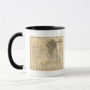 Bancrofts offizielle Führerkarte für San Francis Tasse