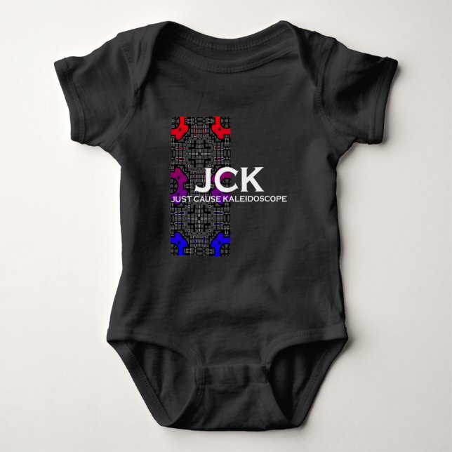 Band 13 Kaleidoskop Art 2 Baby Strampler (Vorderseite)