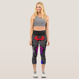 Band 13 Kaleidoskop Art 2 Capri Leggings