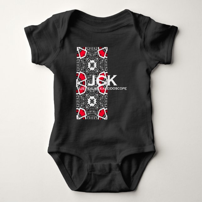 Band 16 Kaleidoskop Art 5 Baby Strampler (Vorderseite)