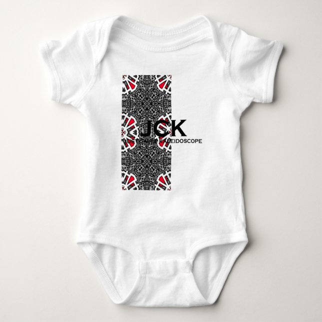 Band 16 Kaleidoskop Art Baby Strampler (Vorderseite)