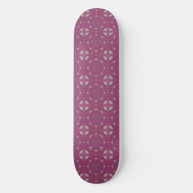 Band 9 Kaleidoskop Art Achtzehn Skateboard (Vorderseite)