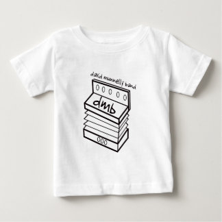 Band-Akkordeon-Logo-Säuglings-Shirt Davids Baby T-shirt