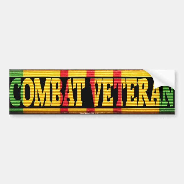 Band-Aufkleber des Vietnam-Kampf-Veteranen-VSM Autoaufkleber (Vorne)