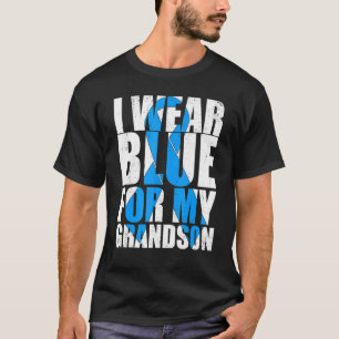 Band Autismus Ich trage Blau für meinen Enkel Auti T-Shirt