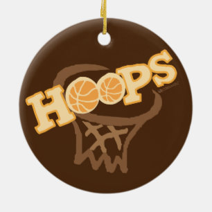 BAND-BASKETBALL-VERZIERUNG KERAMIK ORNAMENT