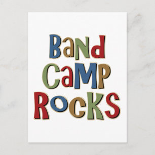 Band Camp Rocks Postkarte