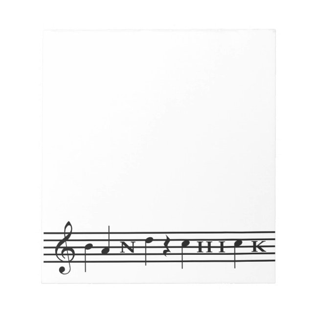 Band Chick Notizblock (Vorderseite)