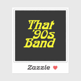 Band der 90er Jahre - Klassisches Logo Aufkleber