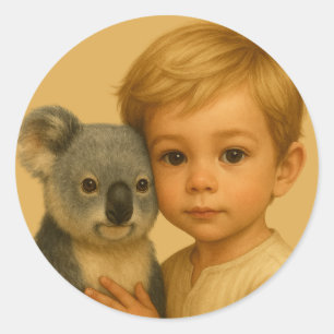 Band der Wildnis und Unschuld (Koala) Runder Aufkleber
