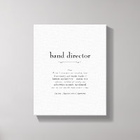 Band Director Definition Vielen Dank