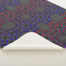 Band dreizehn Kaleidoskop Kunst dreizehn Sherpadecke