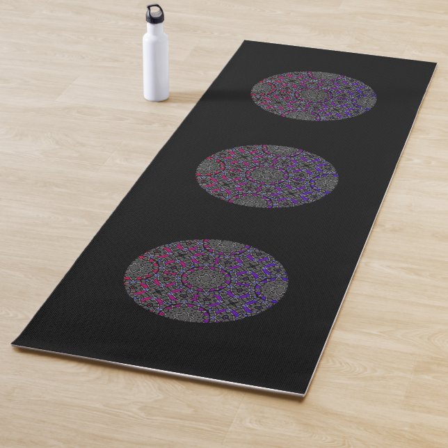 Band dreizehn Kaleidoskop Kunst dreizehn Yogamatte (Beispiel)