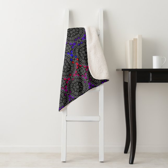Band dreizehn Kaleidoskop Kunst siebzehn Sherpadecke (Beispiel)