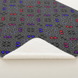 Band dreizehn Kaleidoskop-Kunst zwanzig Sherpadecke