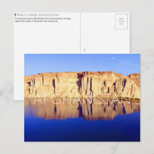 Band-e-Amir Park, Afghanistan Reise-Postkarte Postkarte