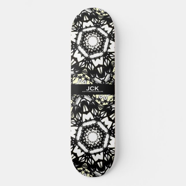 Band eins Kaleidoskop Art 4 Skateboard (Vorderseite)
