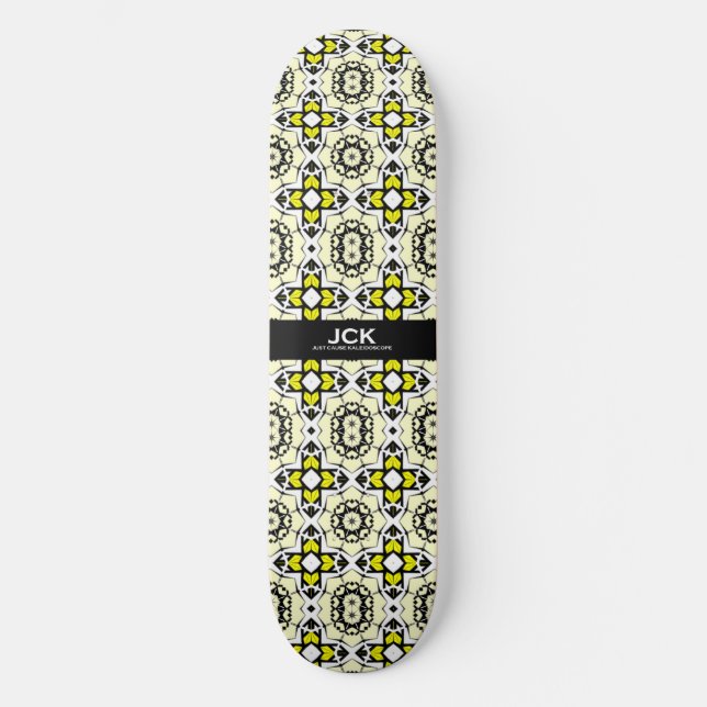 Band eins Kaleidoskop Art 5 Skateboard (Vorderseite)
