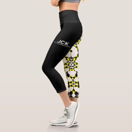Band eins Kaleidoskop Art 6 Capri Leggings