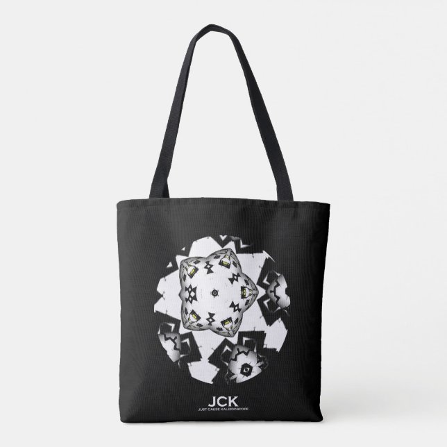 Band eins Kaleidoskop Art 8 Tasche (Rückseite)