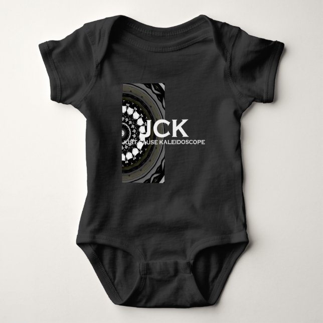 Band eins Kaleidoskop Art neun Baby Strampler (Vorderseite)