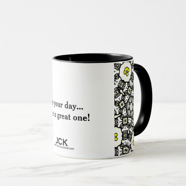 Band eins: Kaleidoskop Art One Tasse (VorderseiteRechts)