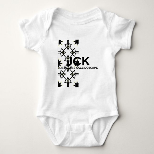 Band eins Kaleidoskop Art sechzehn Baby Strampler (Vorderseite)