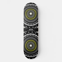 Band eins Kaleidoskop Kunst 10 Skateboard