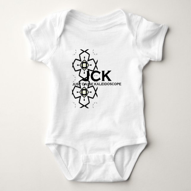 Band eins Kaleidoskop Kunst achtzehn Baby Strampler (Vorderseite)