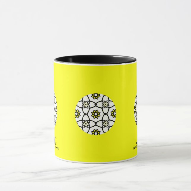 Band eins Kaleidoskop Kunst achtzehn Tasse (Zentrum)