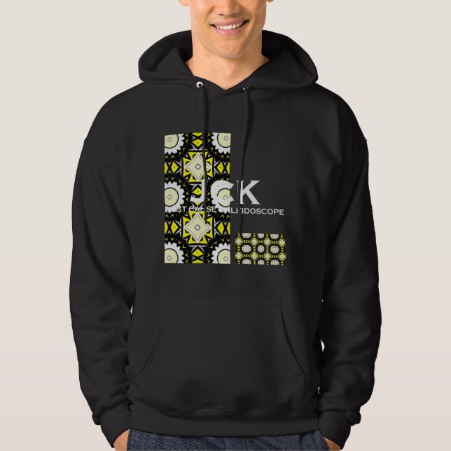 Band eins Kaleidoskop Kunst dreizehn Hoodie (Vorderseite)