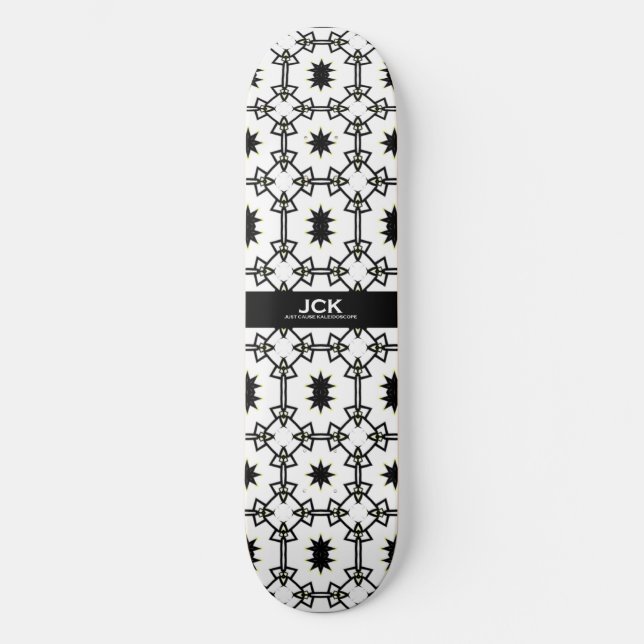 Band eins Kaleidoskop Kunst dreizehn Skateboard (Vorderseite)