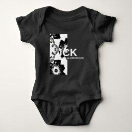 Band eins Kaleidoskop Kunst sieben Baby Strampler