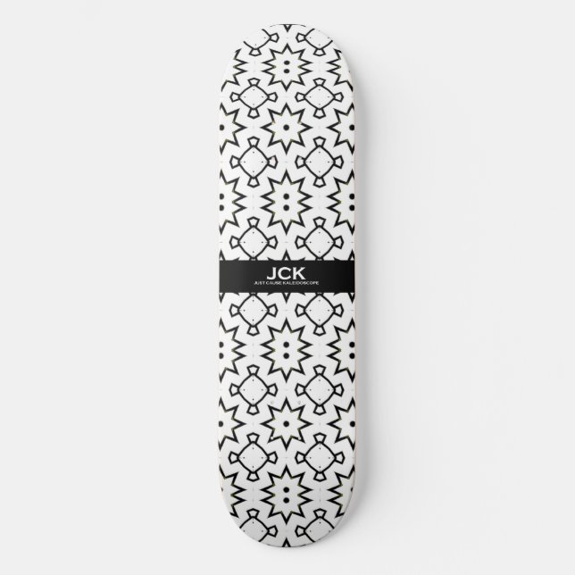Band eins Kaleidoskop Kunst vierzehn Skateboard (Vorderseite)