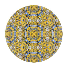 Band elf Kaleidoskop Art 3 Schneidebrett