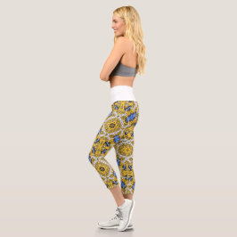 Band elf Kaleidoskop Art neun Capri Leggings