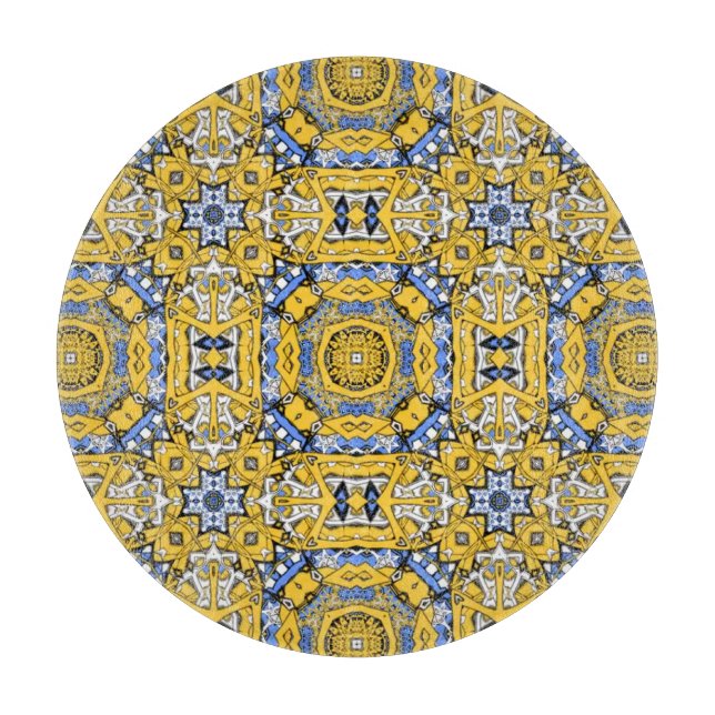 Band elf Kaleidoskop Art Schneidebrett (Vorderseite)