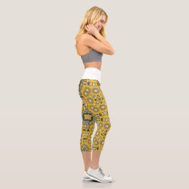 Band elf Kaleidoskop Art vier Capri Leggings