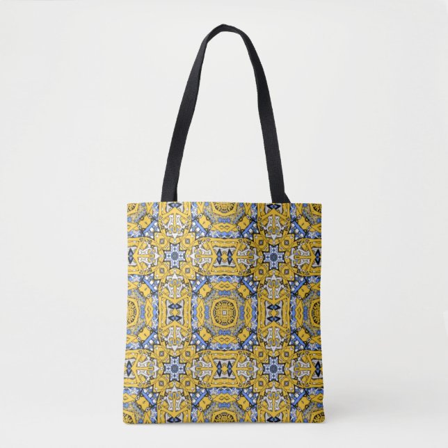 Band elf Kaleidoskop Art vier Tasche (Vorderseite)