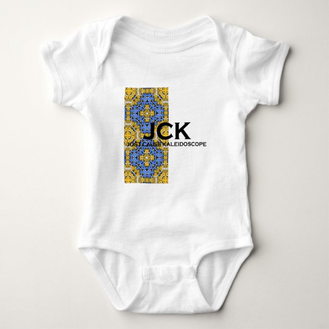 Band elf Kaleidoskop Art vierundzwanzig Baby Strampler (Vorderseite)