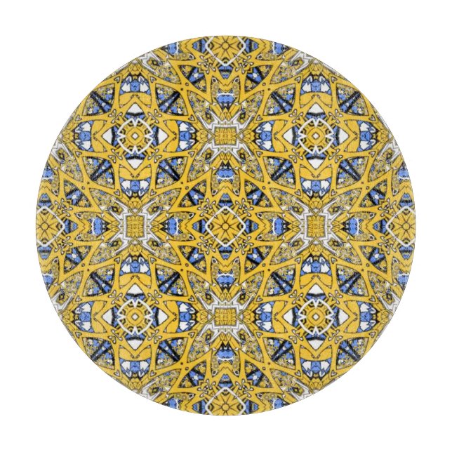 Band elf Kaleidoskop-Kunst achtzehn Schneidebrett (Vorderseite)