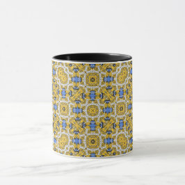 Band elf Kaleidoskop-Kunst achtzehn Tasse