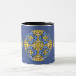 Band elf Kaleidoskop-Kunst dreiundzwanzig Tasse